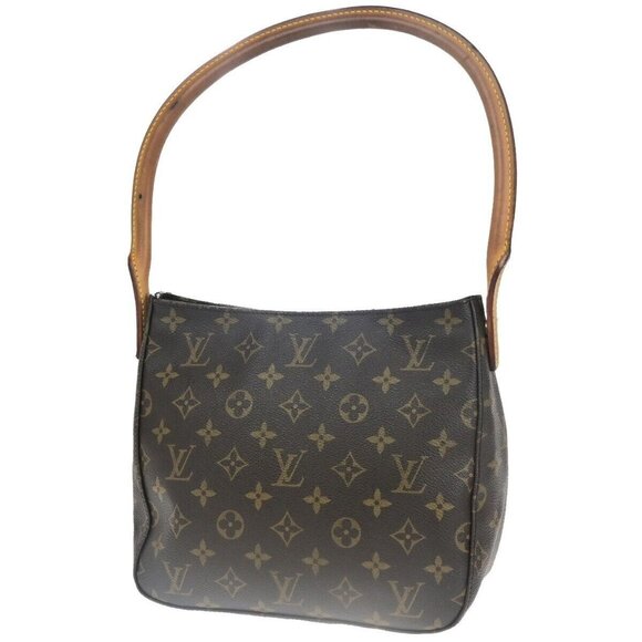 LOUIS VUITTON Looping MM Shoulder Bag Monogram Leather BN France - Picture 1 of 16